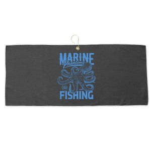 Marine Phantome Fishing Large Microfiber Waffle Golf Towel