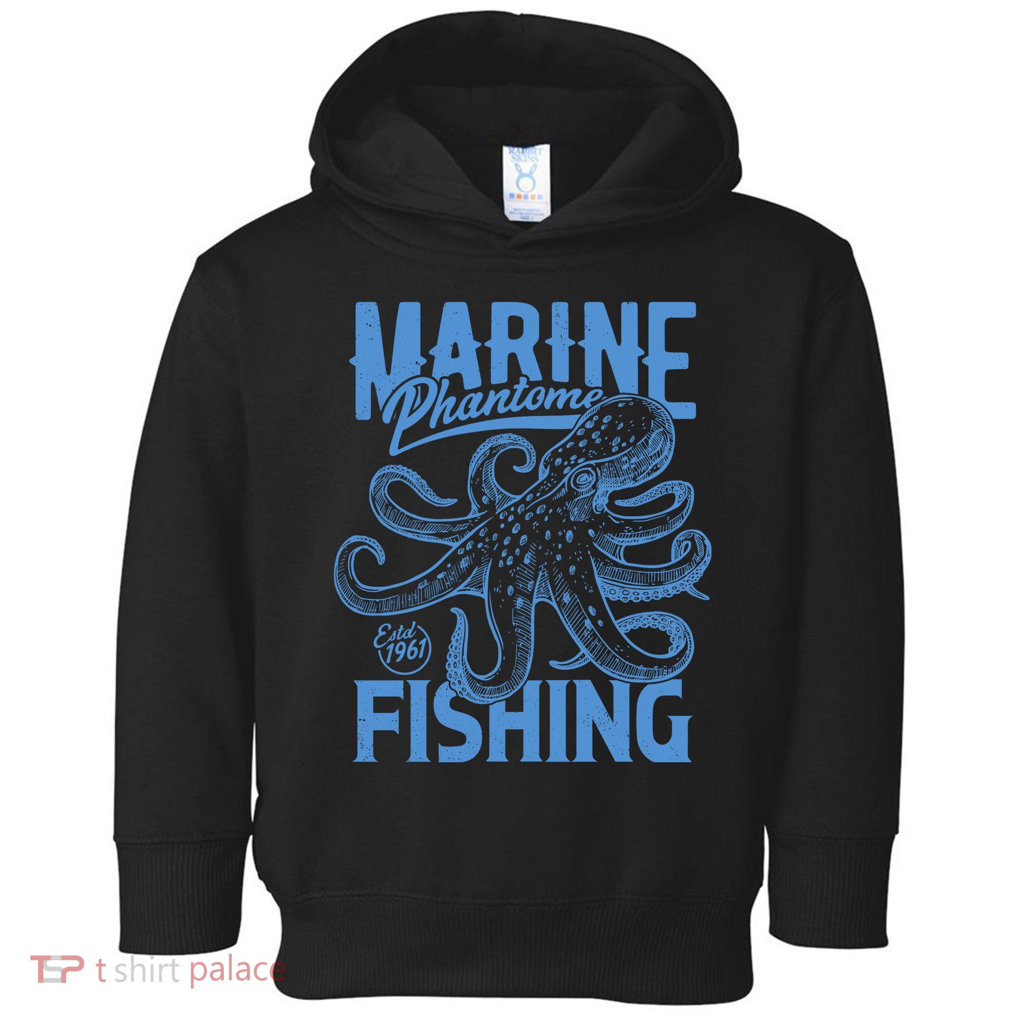 Marine Phantome Fishing Toddler Hoodie