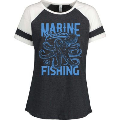 Marine Phantome Fishing Enza Ladies Jersey Colorblock Tee