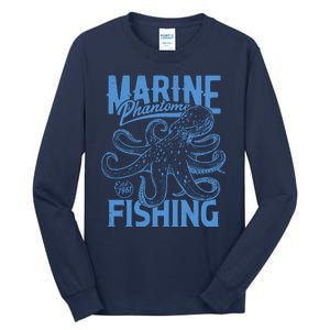 Marine Phantome Fishing Tall Long Sleeve T-Shirt