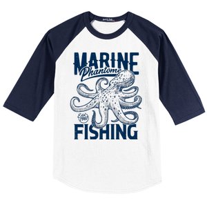 Marine Phantome Fishing Baseball Sleeve Shirt