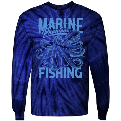 Marine Phantome Fishing Tie-Dye Long Sleeve Shirt