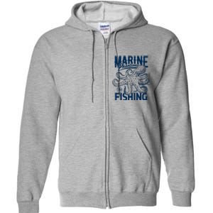 Marine Phantome Fishing Full Zip Hoodie