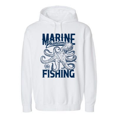 Marine Phantome Fishing Garment-Dyed Fleece Hoodie