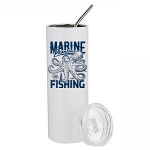 Marine Phantome Fishing Stainless Steel Tumbler