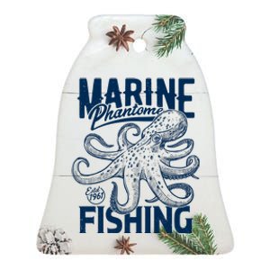 Marine Phantome Fishing Ceramic Bell Ornament