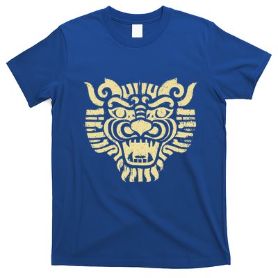 Mystical Primitive Fierce Aztec Warrior T-Shirt