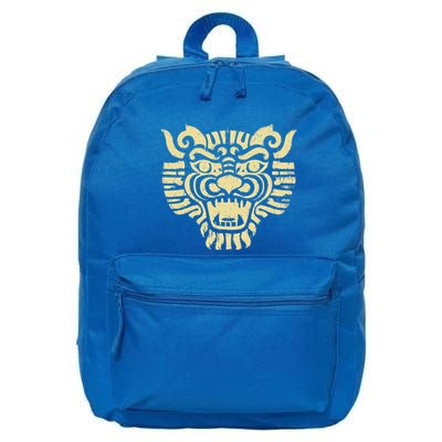 Mystical Primitive Fierce Aztec Warrior 16 in Basic Backpack