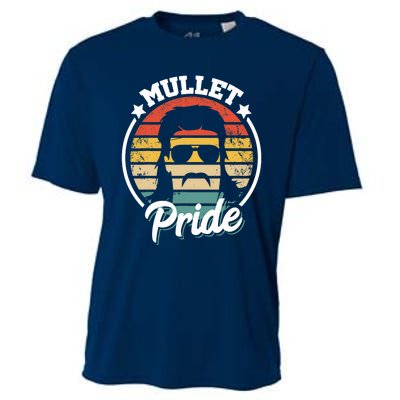 Mullet Pride - Funny Redneck Mullet Cooling Performance Crew T-Shirt