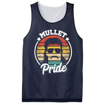 Mullet Pride - Funny Redneck Mullet Mesh Reversible Basketball Jersey Tank