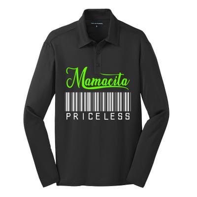 Mamacita Price Funny Cinco De Mayo Funny Gift Silk Touch Performance Long Sleeve Polo