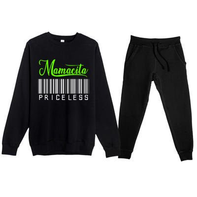 Mamacita Price Funny Cinco De Mayo Funny Gift Premium Crewneck Sweatsuit Set