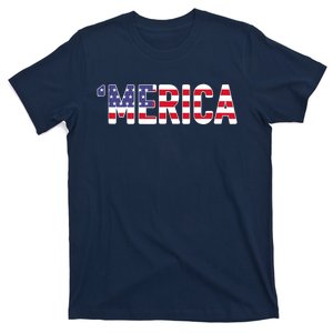 'Merica Patriotic Flag USA United States America Novelty T-Shirt