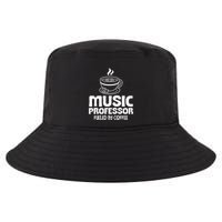 Music Professor Fuelled by Coffee Cool Comfort Performance Bucket Hat