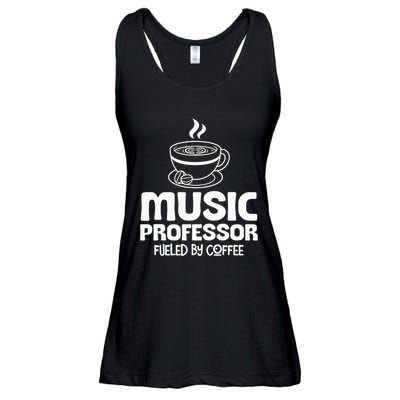 Music Professor Fuelled by Coffee Ladies Essential Flowy Tank