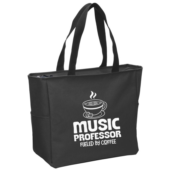Music Professor Fuelled by Coffee Zip Tote Bag
