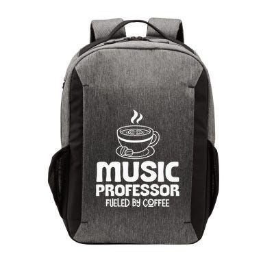 Music Professor Fuelled by Coffee Vector Backpack