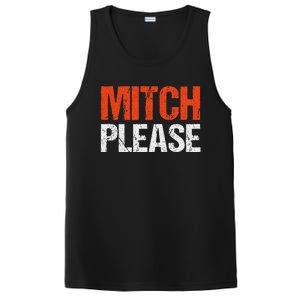 Mitch Please Funny Blue And Orange Gift PosiCharge Competitor Tank