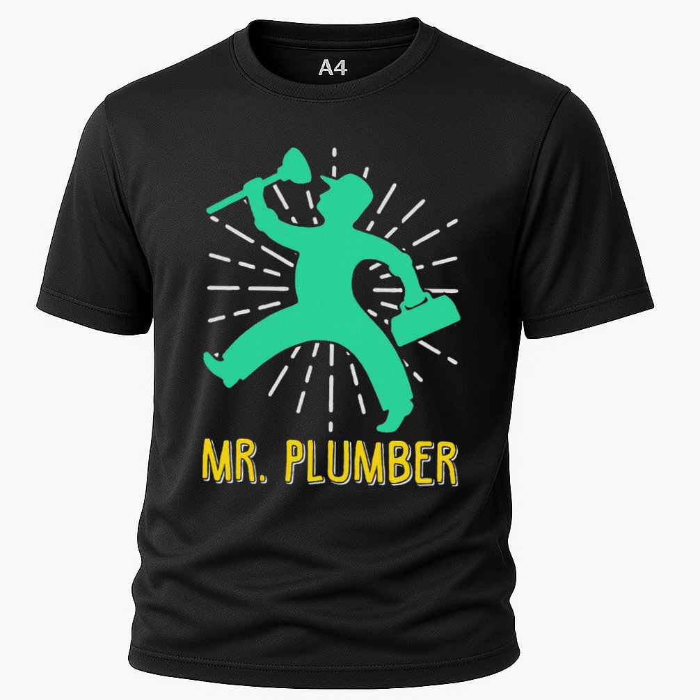 Mr. Plumber Funny Plumber Performance Shirt