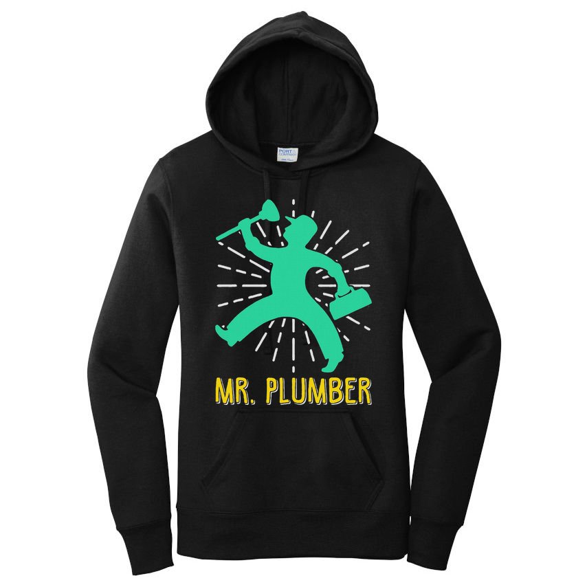 Mr. Plumber Funny Plumber Women's Pullover Hoodie
