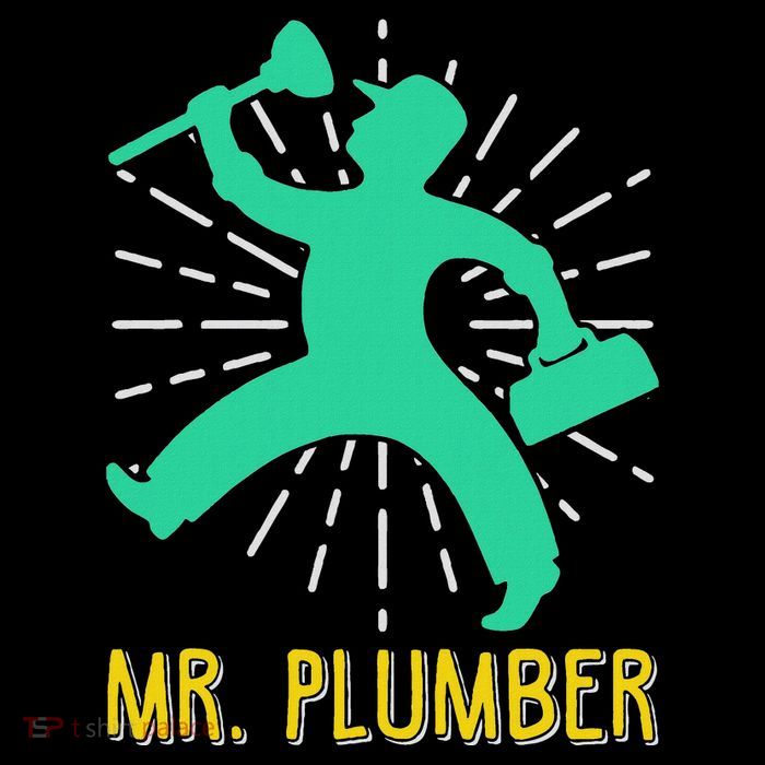 Mr. Plumber Funny Plumber Kids T-Shirt