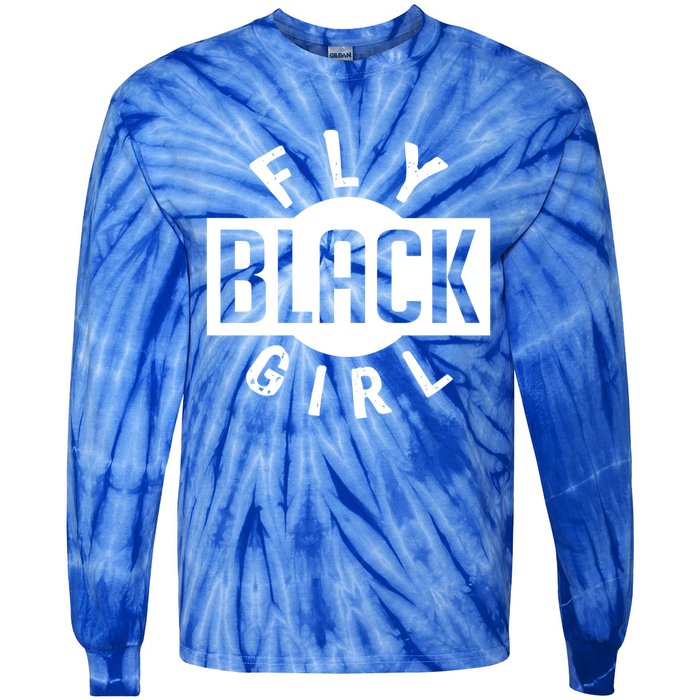 Melanin Poppin Fly Black Dope Christmas Gift Tee Gift Tie-Dye Long Sleeve Shirt