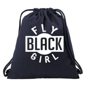 Melanin Poppin Fly Black Dope Christmas Gift Tee Gift Drawstring Bag