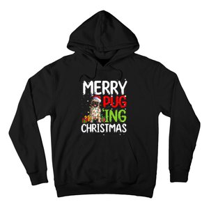 Merry Pugging Funny Pug Xmas Perfect For Any Family Hoodie