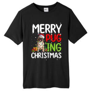 Merry Pugging Funny Pug Xmas Perfect For Any Family Tall Fusion ChromaSoft Performance T-Shirt