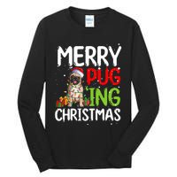 Merry Pugging Funny Pug Xmas Perfect For Any Family Tall Long Sleeve T-Shirt