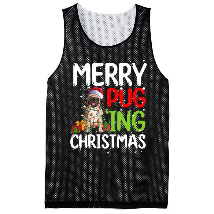 Merry Pugging Funny Pug Xmas Perfect For Any Family Mesh Reversible Basketball Jersey Tank