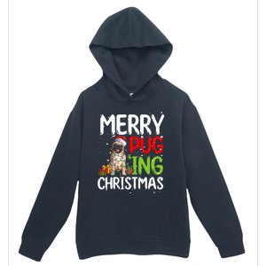 Merry Pugging Funny Pug Xmas Perfect For Any Family Urban Pullover Hoodie