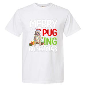 Merry Pugging Funny Pug Xmas Perfect For Any Family Garment-Dyed Heavyweight T-Shirt