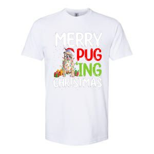 Merry Pugging Funny Pug Xmas Perfect For Any Family Softstyle CVC T-Shirt