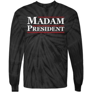 Madam President First Female President Presidential Election Tie-Dye Long Sleeve Shirt