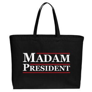 Madam President First Female President Presidential Election Cotton Canvas Jumbo Tote