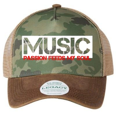 Music Passion Feeds My Soul Legacy Tie Dye Trucker Hat