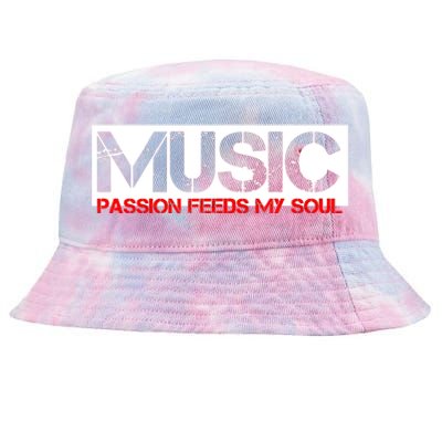 Music Passion Feeds My Soul Tie-Dyed Bucket Hat