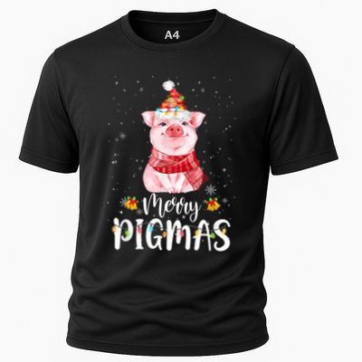 Merry Pigmas Funny Pig Christmas Pajama For Pig Lover Shirt Performance Shirt