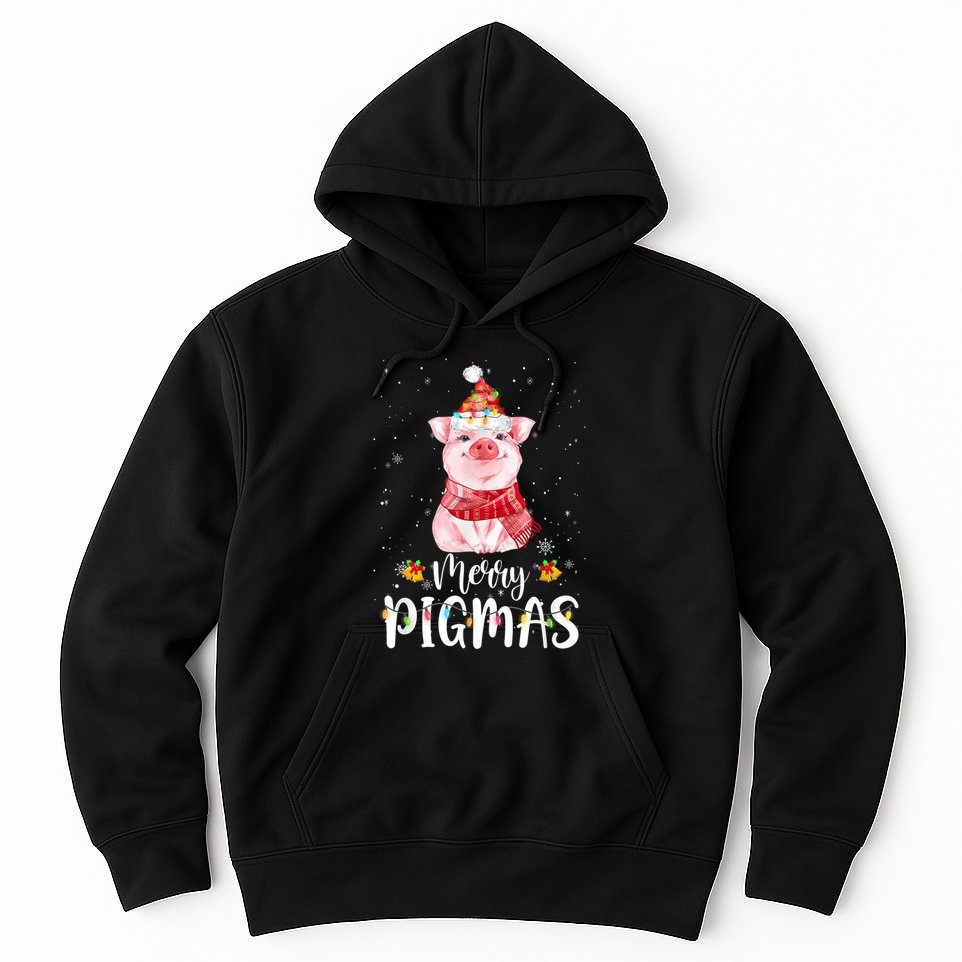 Merry Pigmas Funny Pig Christmas Pajama For Pig Lover Shirt Hoodie