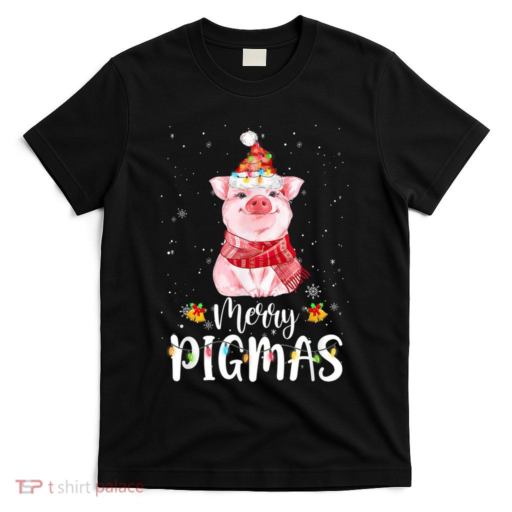 Merry Pigmas Funny Pig Christmas Pajama For Pig Lover Shirt T-Shirt
