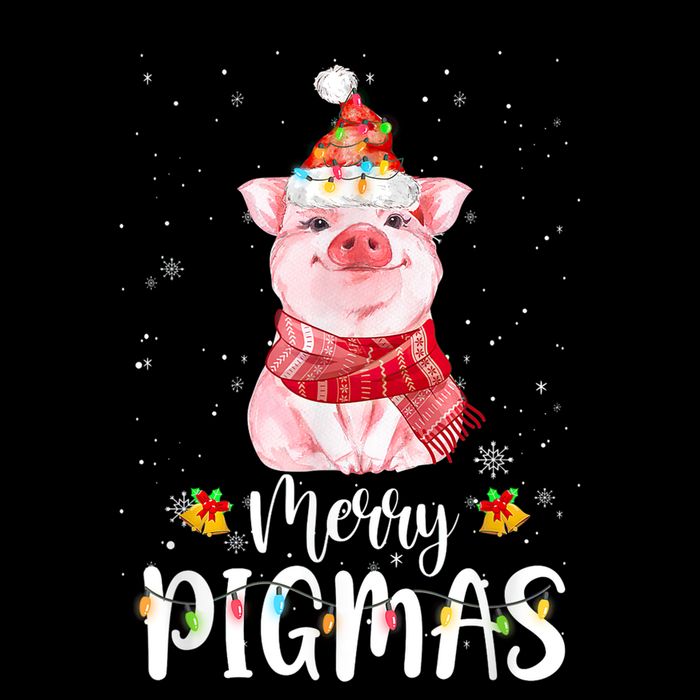 Merry Pigmas Funny Pig Christmas Pajama For Pig Lover Shirt City Backpack