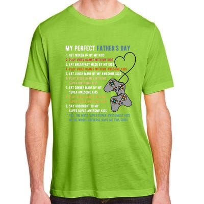 My Perfect Fathers Day Gamer Dad Gift Adult ChromaSoft Performance T-Shirt