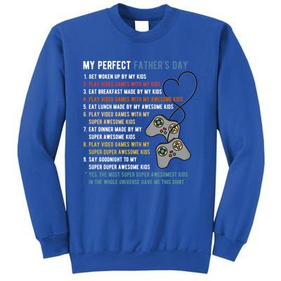 My Perfect Fathers Day Gamer Dad Gift Sweatshirt