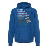 My Perfect Fathers Day Gamer Dad Gift Premium Hoodie