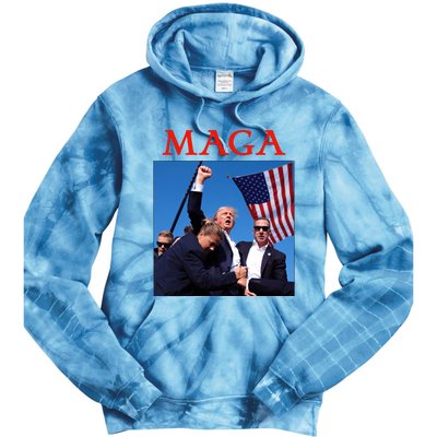 Maga Pray For Trump Trump Rally Shooting Donald Trump Statement Tie Dye Hoodie