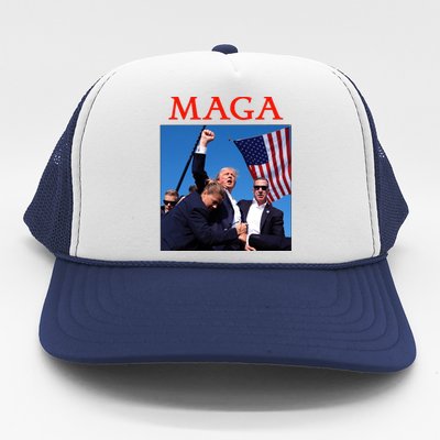 Maga Pray For Trump Trump Rally Shooting Donald Trump Statement Trucker Hat