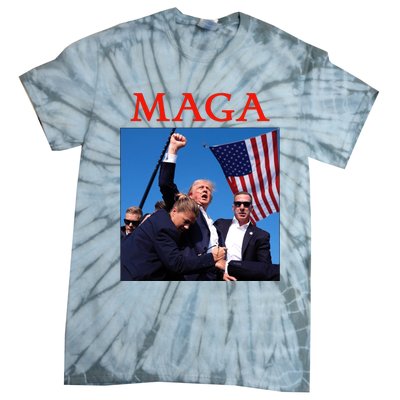 Maga Pray For Trump Trump Rally Shooting Donald Trump Statement Tie-Dye T-Shirt