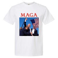 Maga Pray For Trump Trump Rally Shooting Donald Trump Statement Garment-Dyed Heavyweight T-Shirt