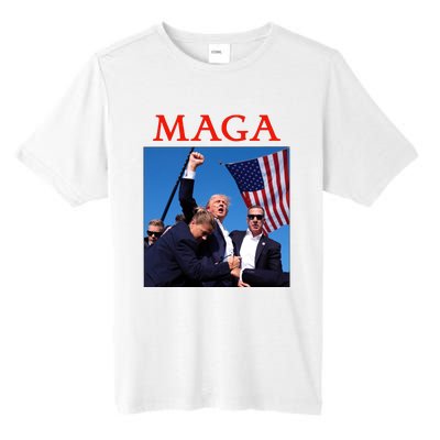 Maga Pray For Trump Trump Rally Shooting Donald Trump Statement Tall Fusion ChromaSoft Performance T-Shirt